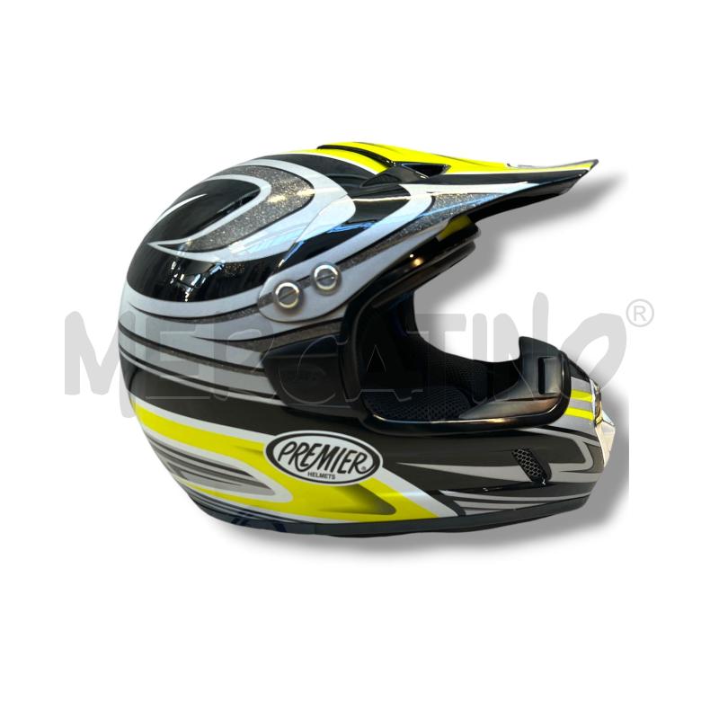 CASCO MOTOCROSS PREMIER MX PRO GIALLO NERO TG.XS | Mercatino dell'Usato Rivoli 2