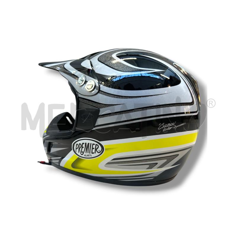 CASCO MOTOCROSS PREMIER MX PRO GIALLO NERO TG.XS | Mercatino dell'Usato Rivoli 4