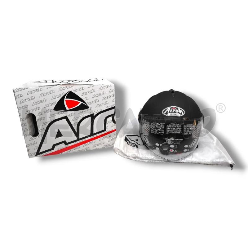CASCO MOTO AIROH JET TG.XL NERO OPACO | Mercatino dell'Usato Rivoli 1