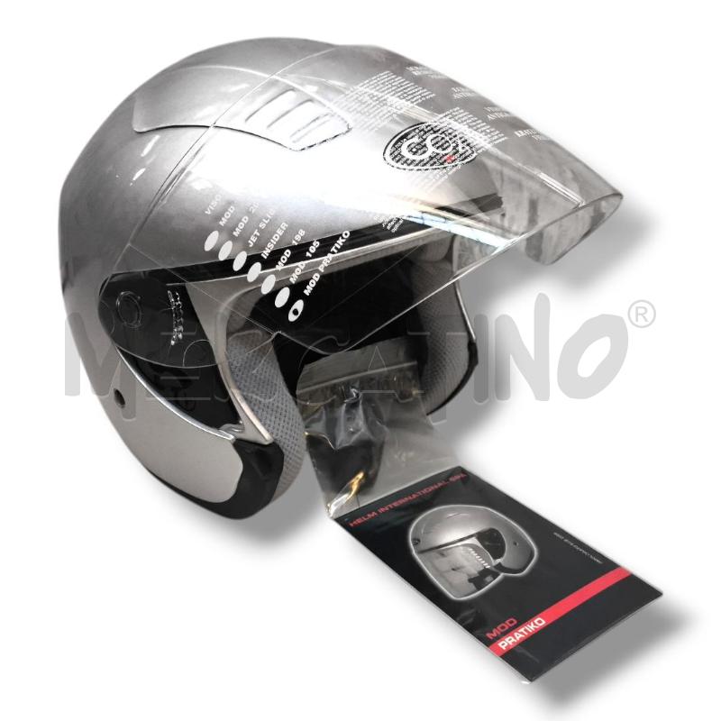 CASCO MOTO PRATIKO COX TG.XL GRIGIO JET | Mercatino dell'Usato Rivoli 2