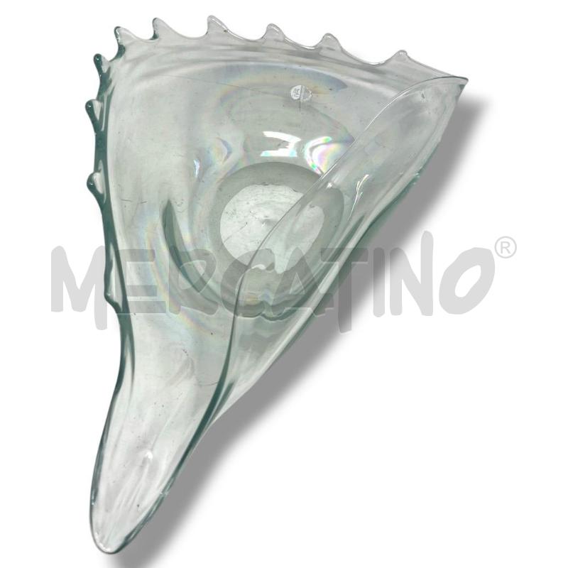 CENTROTAVOLA CONCHIGLIA 36X21.5 CM IVAT CRISTALLERIE ITALIAN DESIGN  | Mercatino dell'Usato Rivoli 3