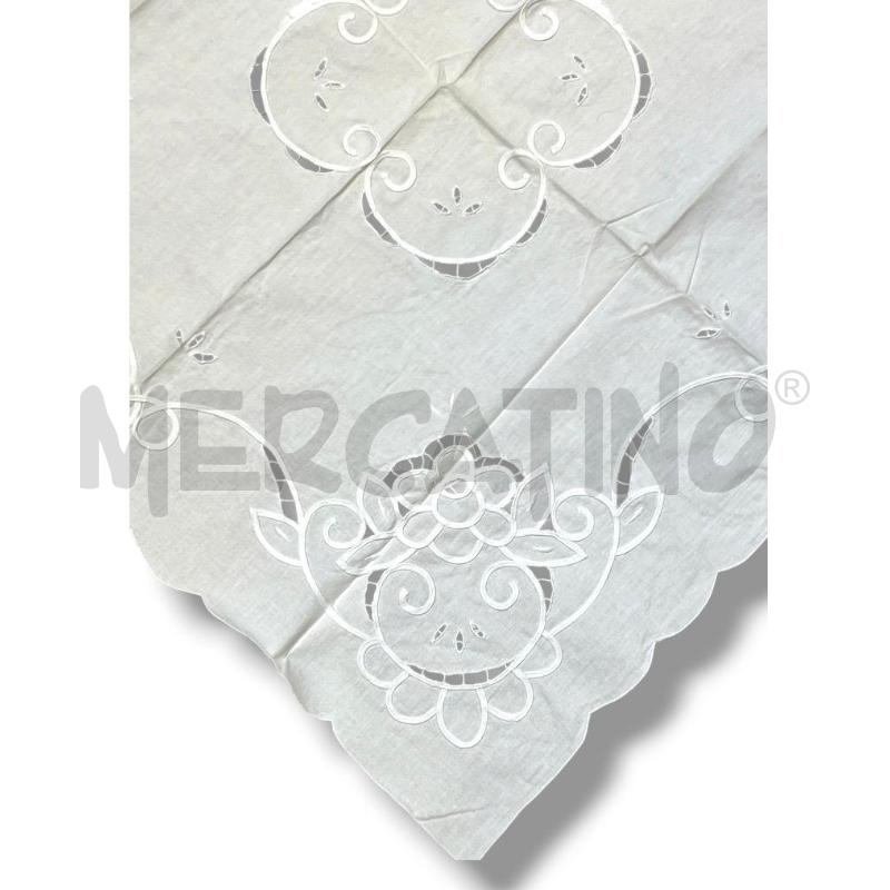 CENTRO TAVOLA 80X80 RICAMI GHIRIGORI  | Mercatino dell'Usato Rivoli 4