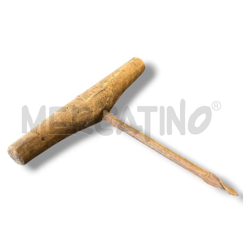 CHIODO VECCHIO COPPIA MANICO LEGNO | Mercatino dell'Usato Rivoli 2