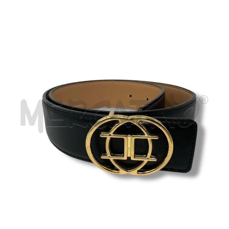CINTURA DONNA ELISABETTA FRANCHI NERA  | Mercatino dell'Usato Rivoli 1