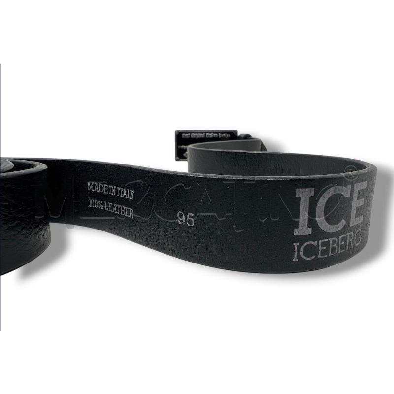 CINTURA DONNA ICEBERG NERA 100 PELLE | Mercatino dell'Usato Rivoli 2