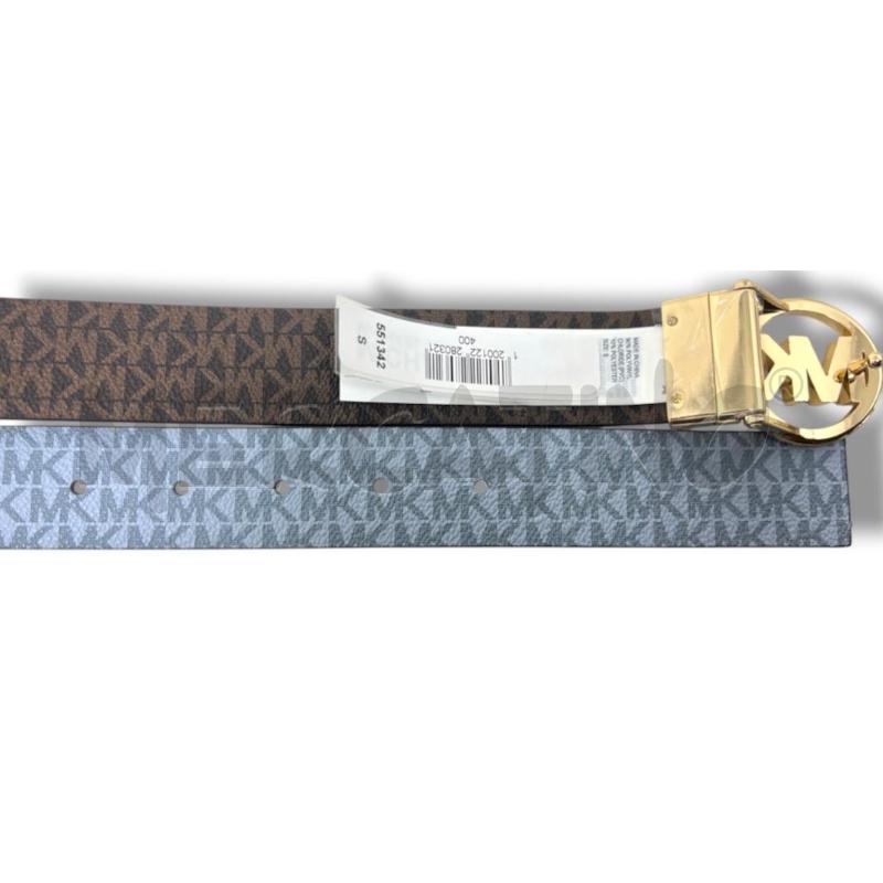 CINTURA DONNA MICHAEL KORS DOUBLE CARTA DA ZUCCHERO/MARRONE | Mercatino dell'Usato Rivoli 3