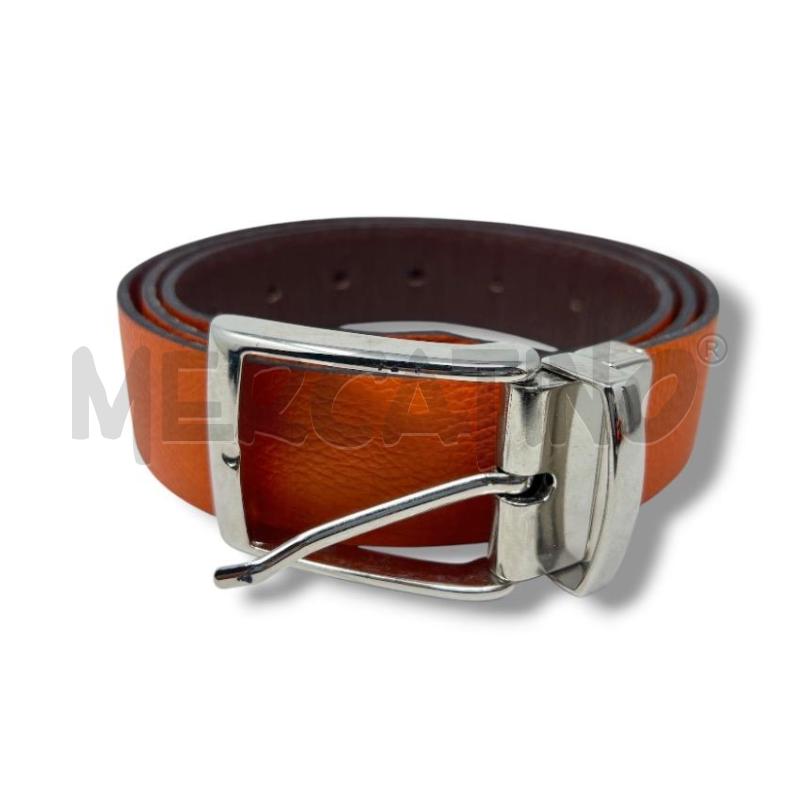 CINTURA UOMO DOUBLE BLU ELE NAVY/MARRONE ARANCIO | Mercatino dell'Usato Rivoli 2