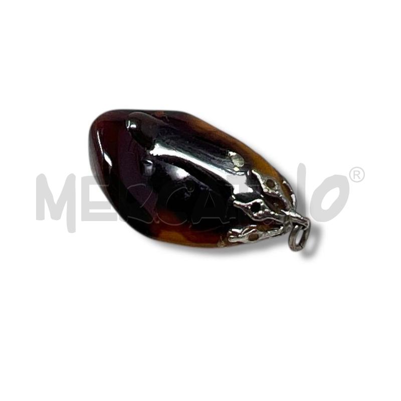 CIONDOLO AGATA MARRONE | Mercatino dell'Usato Rivoli 2