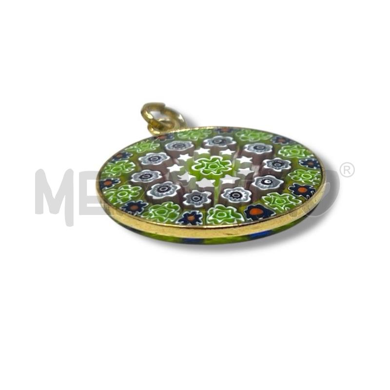 CIONDOLO ANTICA MURRINA VERDE FIORI | Mercatino dell'Usato Rivoli 2