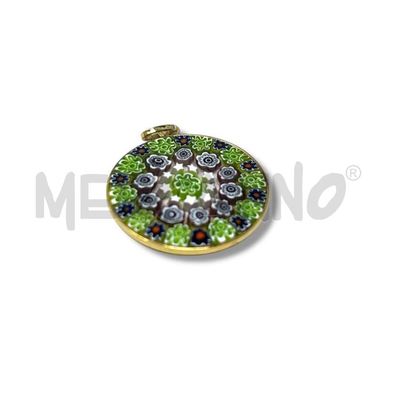 CIONDOLO ANTICA MURRINA VERDE FIORI | Mercatino dell'Usato Rivoli 3