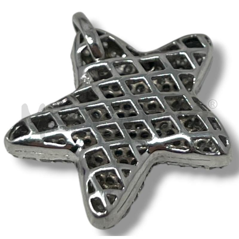 CIONDOLO ARG 925 STELLA PAVE ZIRCONI | Mercatino dell'Usato Rivoli 2