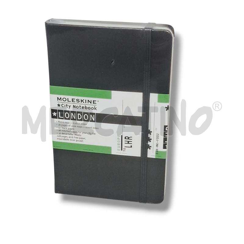 CITY NOTEBOOK MOLESKINE LONDON NERO | Mercatino dell'Usato Rivoli 1
