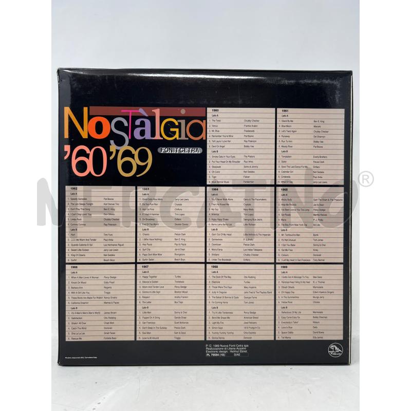 COFANETTO LP 33 NOSTALGIA 60/69 10 VINILI | Mercatino dell'Usato Rivoli 2