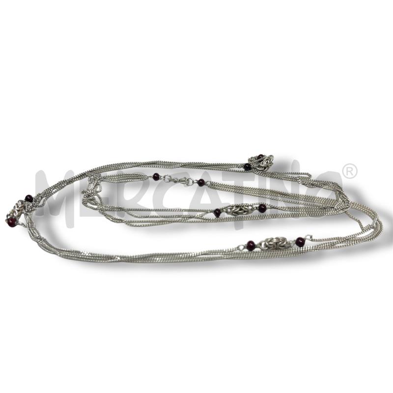COLLANA 800 PERLE CORNIOLA 72CM  | Mercatino dell'Usato Rivoli 2