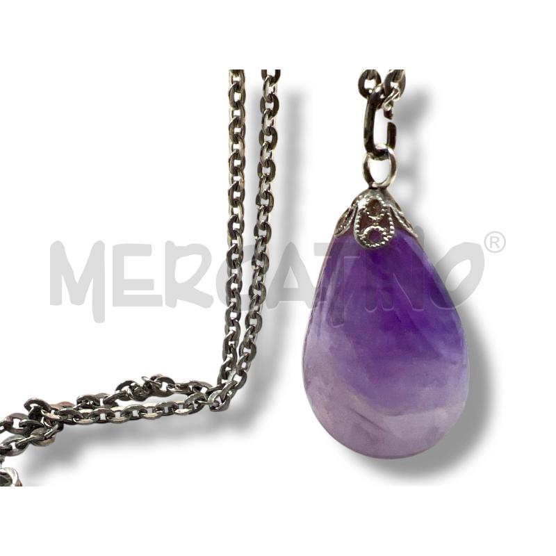 COLLANA 925 GOCCIA AMETISTA  | Mercatino dell'Usato Rivoli 3