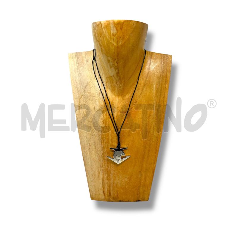COLLANA ANCORA DELFINO PUNTO ORO | Mercatino dell'Usato Rivoli 1