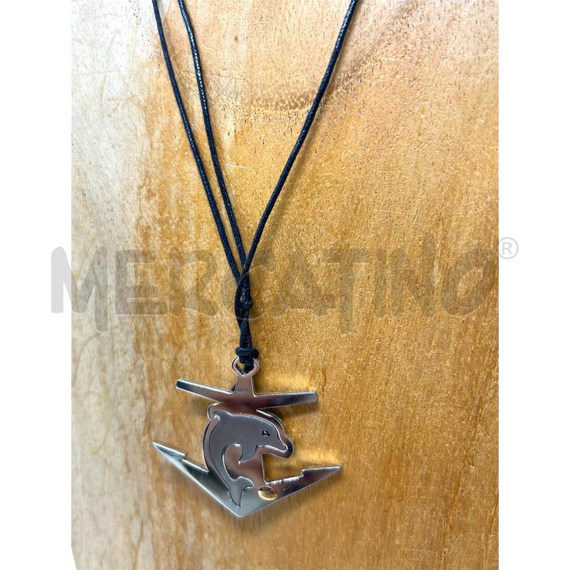 COLLANA ANCORA DELFINO PUNTO ORO | Mercatino dell'Usato Rivoli 2