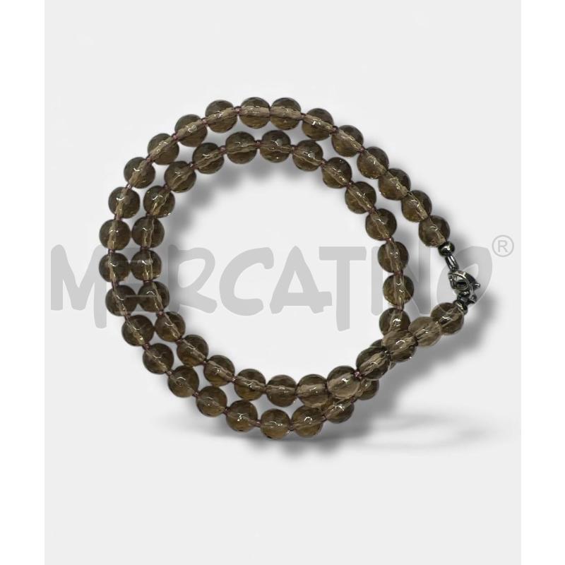 COLLANA CRISTALLO FUME DI ROCCA SFACCETTATO | Mercatino dell'Usato Rivoli 3