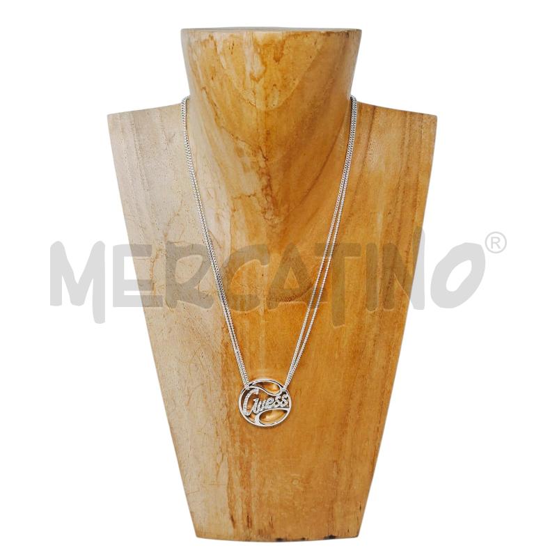 COLLANA GUESS LOGO CERCHIO BRILLANTINI | Mercatino dell'Usato Rivoli 1
