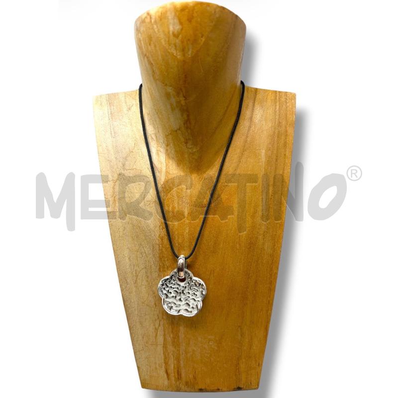 COLLANA KLEE VICENZA ITALY FIORE VETRO E ARG 925 | Mercatino dell'Usato Rivoli 2