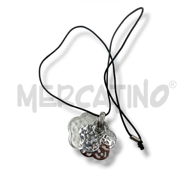 COLLANA KLEE VICENZA ITALY FIORE VETRO E ARG 925 | Mercatino dell'Usato Rivoli 4