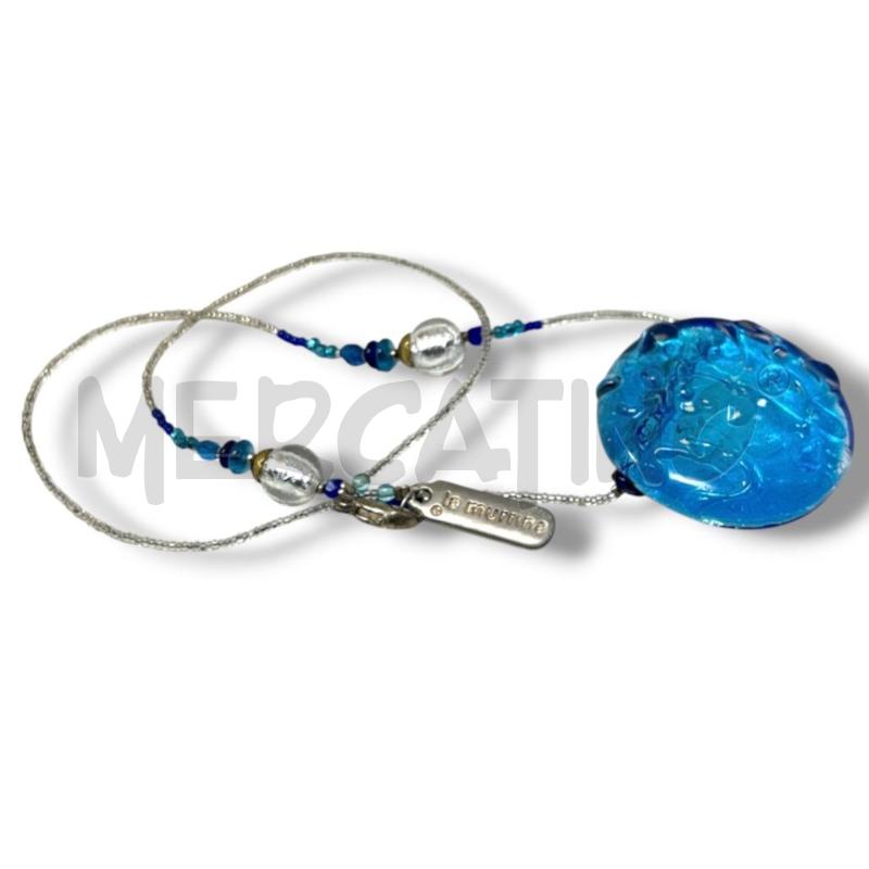 COLLANA LA MURRINA VETRO MURANO BLU AZZURRA | Mercatino dell'Usato Rivoli 2