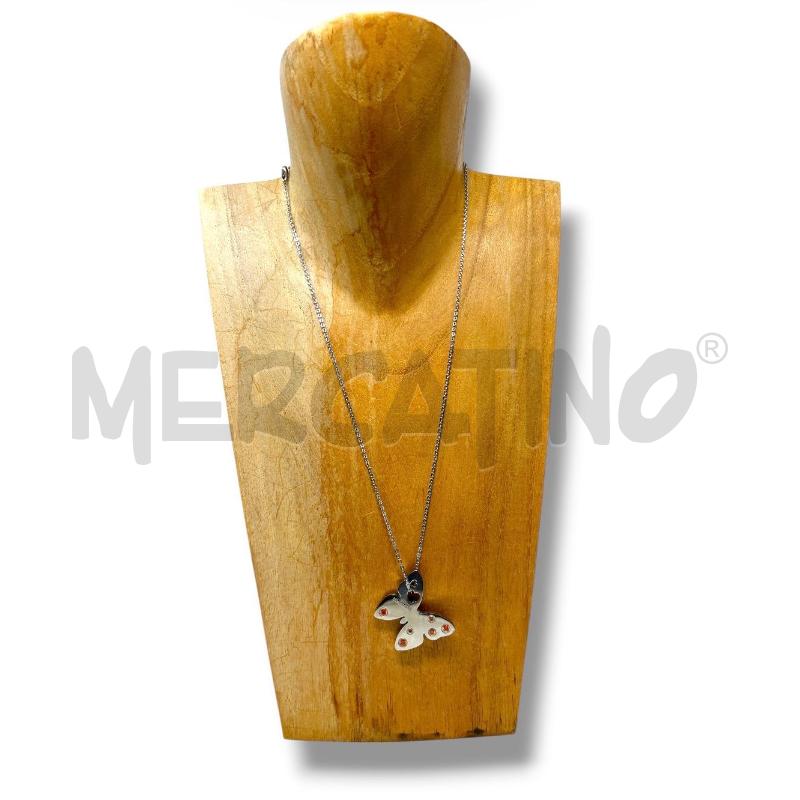 COLLANA NOMINATION FARFALLA STRASS ARANCIO | Mercatino dell'Usato Rivoli 1