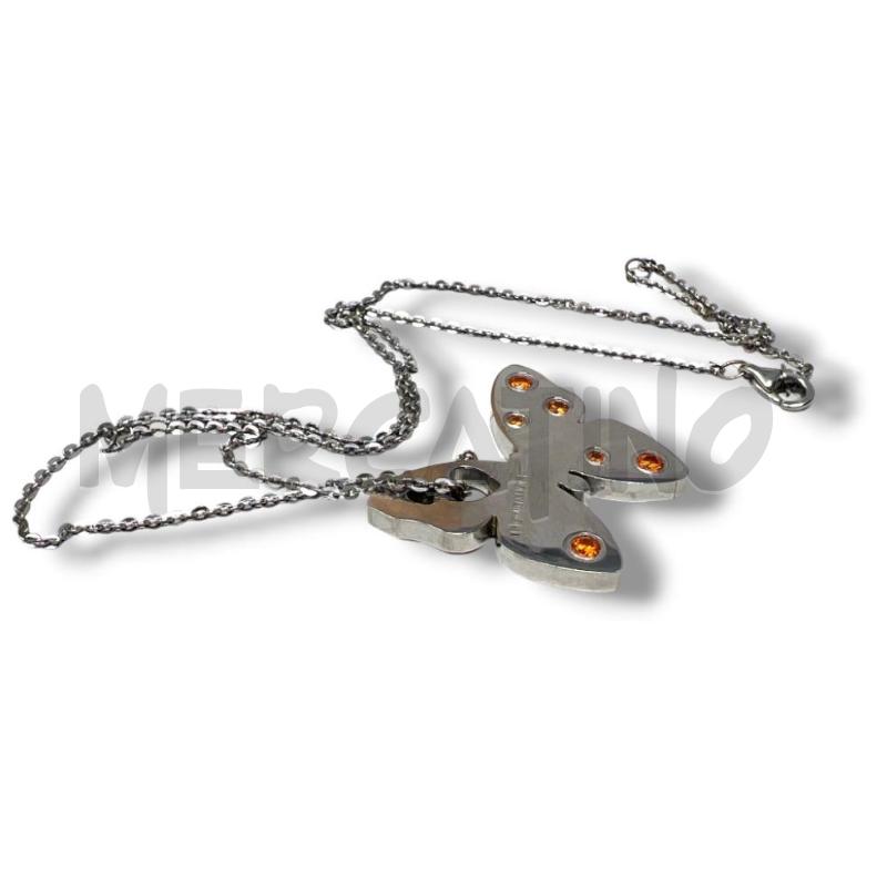 COLLANA NOMINATION FARFALLA STRASS ARANCIO | Mercatino dell'Usato Rivoli 3