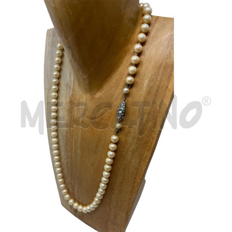 COLLANA PERLINE CHIUSURA ARG 800 | Mercatino dell'Usato Rivoli 1