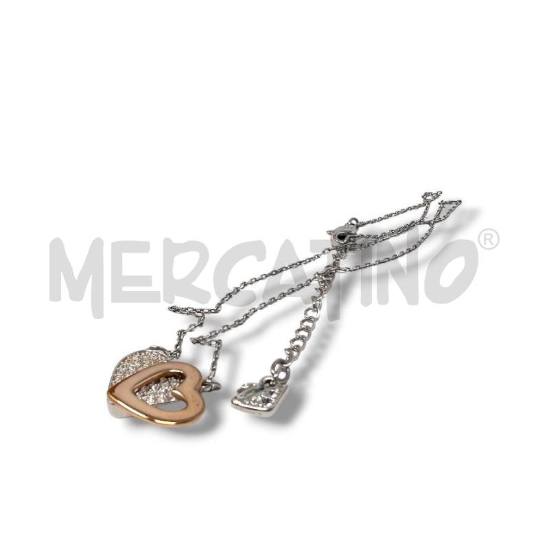 COLLANA SWAROVSKI CURORE DORATO CRISTALLI PAVÈ | Mercatino dell'Usato Rivoli 2