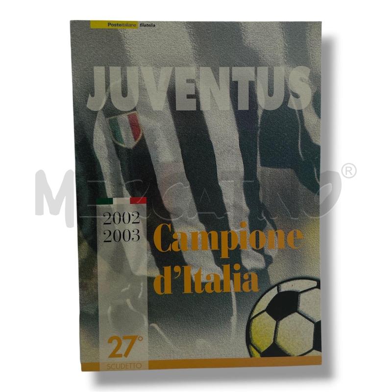 COLLEZIONE FRANCOBOLLI JUVENTUS CAMPIONE D'ITALIA 2002-3 | Mercatino dell'Usato Rivoli 1