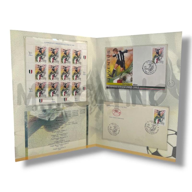 COLLEZIONE FRANCOBOLLI JUVENTUS CAMPIONE D'ITALIA 2002-3 | Mercatino dell'Usato Rivoli 2