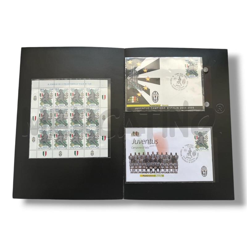 COLLEZIONE FRANCOBOLLI JUVENTUS CAMPIONI D'ITALIA 2004-5 | Mercatino dell'Usato Rivoli 2