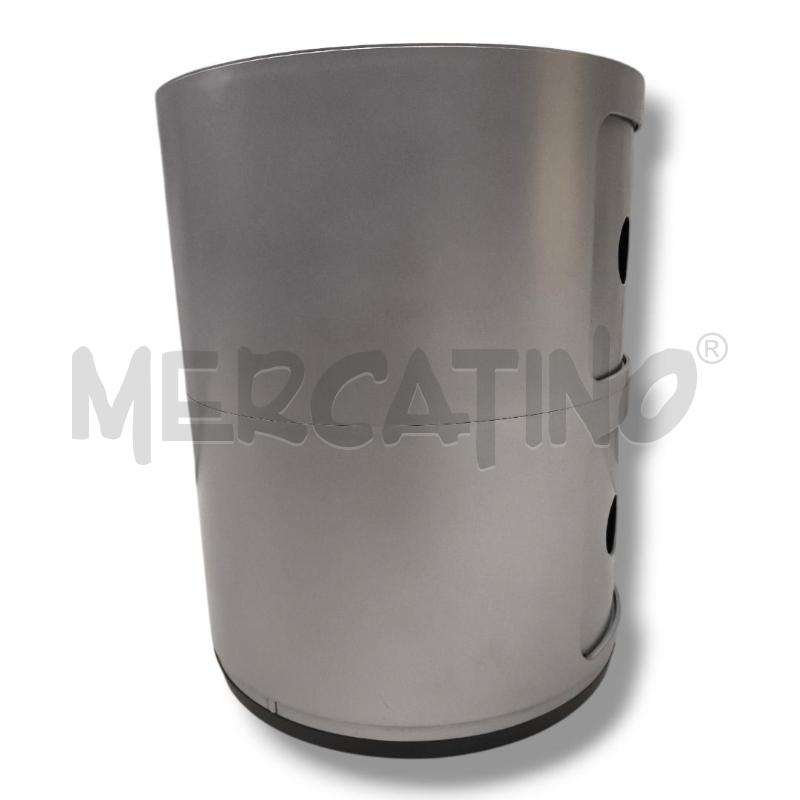 COMODINO KARTELL GRIGIO 2 CASSETTI DESIGNER ANNA CASTELLETTI | Mercatino dell'Usato Rivoli 3