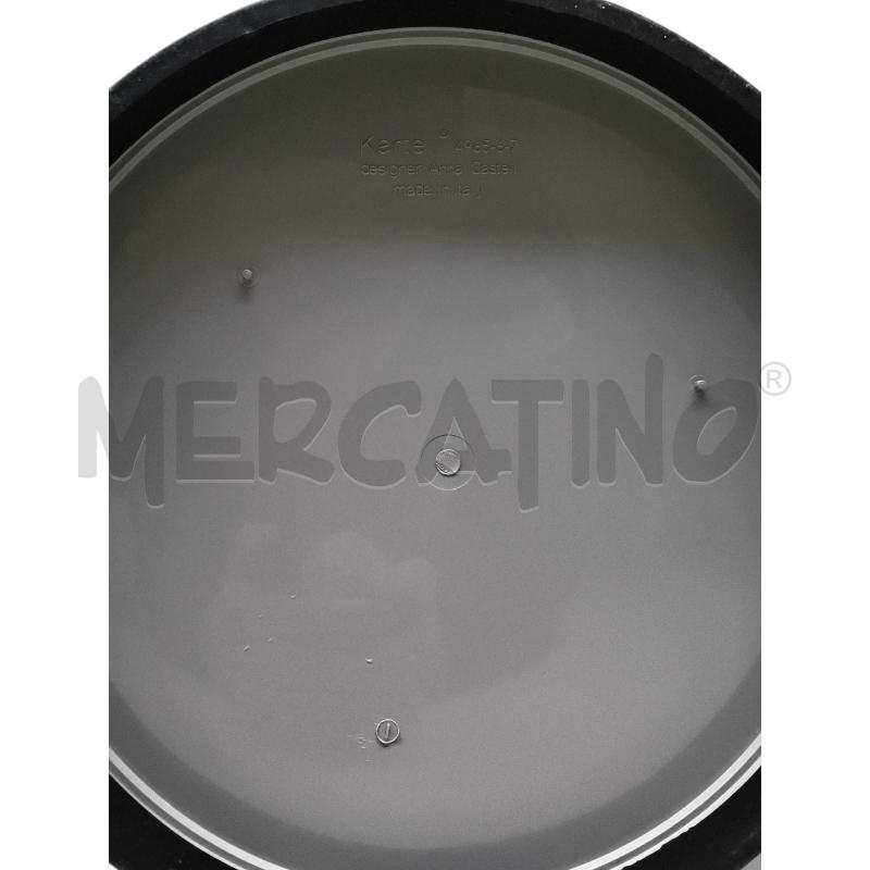 COMODINO KARTELL GRIGIO 3 CASSETTI ANNA CASTELLI H 58 CM | Mercatino dell'Usato Rivoli 4