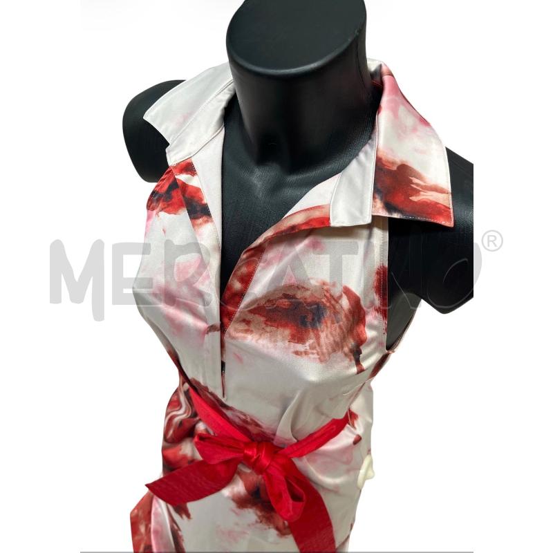 COMPLETO DONNA PENNY BLACK BIANCO PAPAVERI + COPRISPALLE E CINTURA | Mercatino dell'Usato Rivoli 2