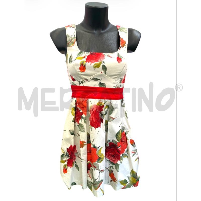 COMPLETO DONNA SINASCIMENTO BIANCO ROSE ROSSE COPRISPALLE ROSSO | Mercatino dell'Usato Rivoli 1