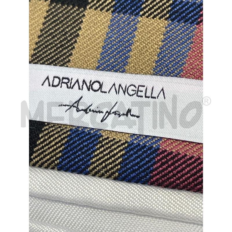 COMPLETO UOMO ADRIANO LANGELLA QUADRI BEIGE/ROSA | Mercatino dell'Usato Rivoli 3