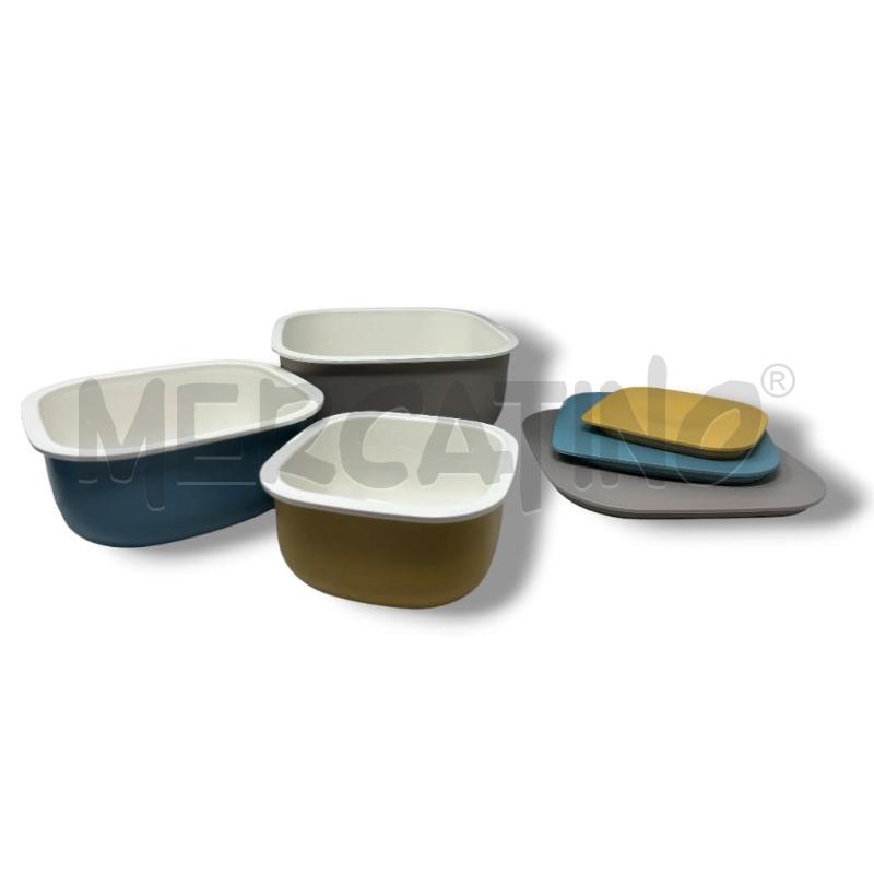 CONTENITORE PLASTICA GUZZINI 3 PZ. | Mercatino dell'Usato Rivoli 1