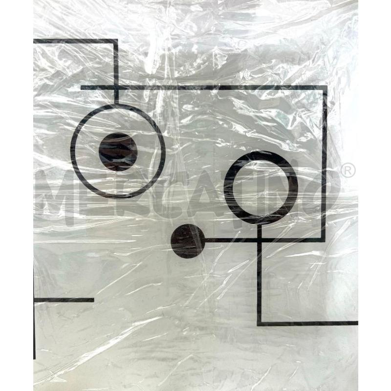 COPPIA APPLIQUE BIANCHE DISEGNO NERO | Mercatino dell'Usato Rivoli 3