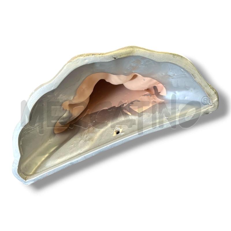 COPPIA PORTA VASI/ACQUASANTIERA ANGIOLETTO VERNICE ARGENTATA 27X25 | Mercatino dell'Usato Rivoli 2