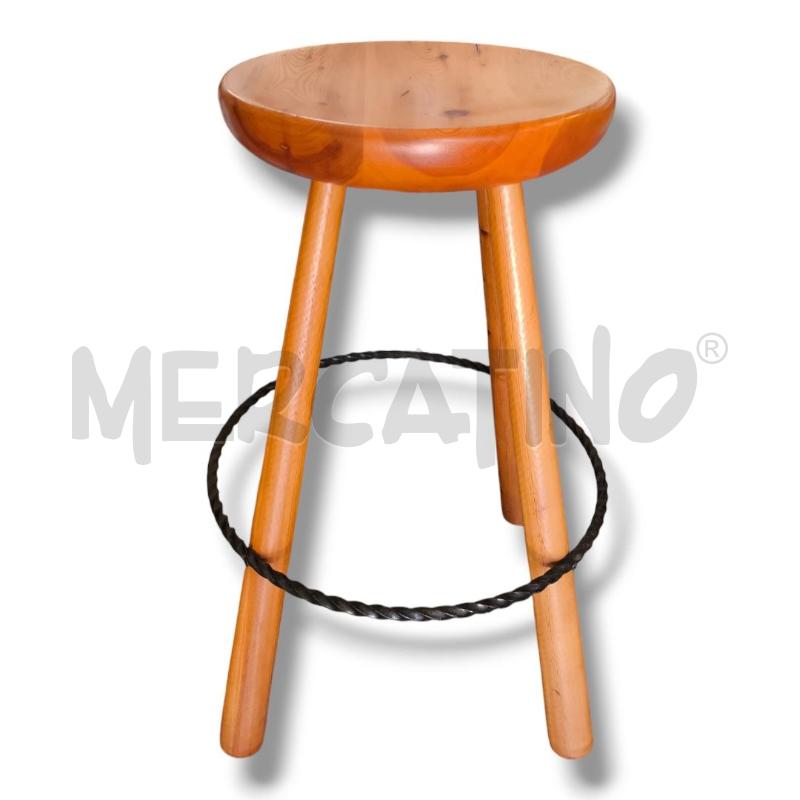 COPPIA SGABELLI IN PINO IN STILE CHARLOTTE PERRIAND | Mercatino dell'Usato Rivoli 3