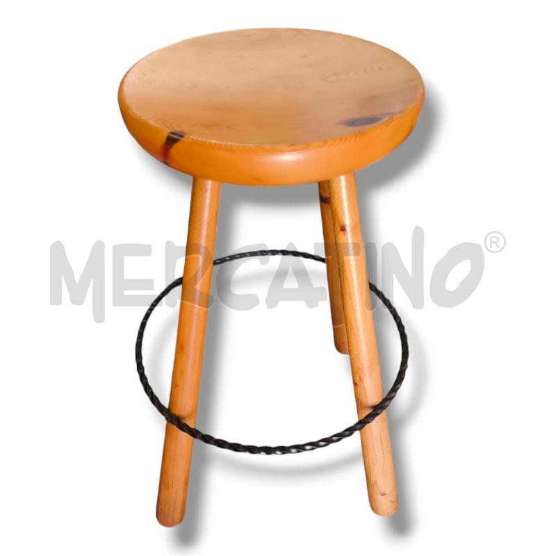 COPPIA SGABELLI IN PINO IN STILE CHARLOTTE PERRIAND | Mercatino dell'Usato Rivoli 4