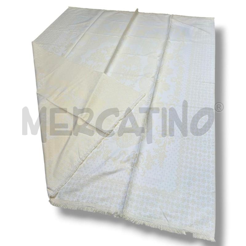 COPRI LETTO MATRI AVORIO RICAMI FIORI | Mercatino dell'Usato Rivoli 3