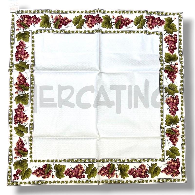 COPRI TAVOLO QUADRATO BOTTARO GRECA UVA 90X90 | Mercatino dell'Usato Rivoli 1