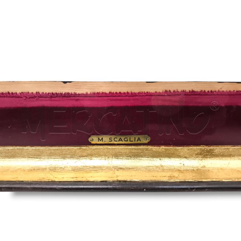CORNICE LEGNO 57X47 INTERNO FOGLIA D'ORO | Mercatino dell'Usato Rivoli 2