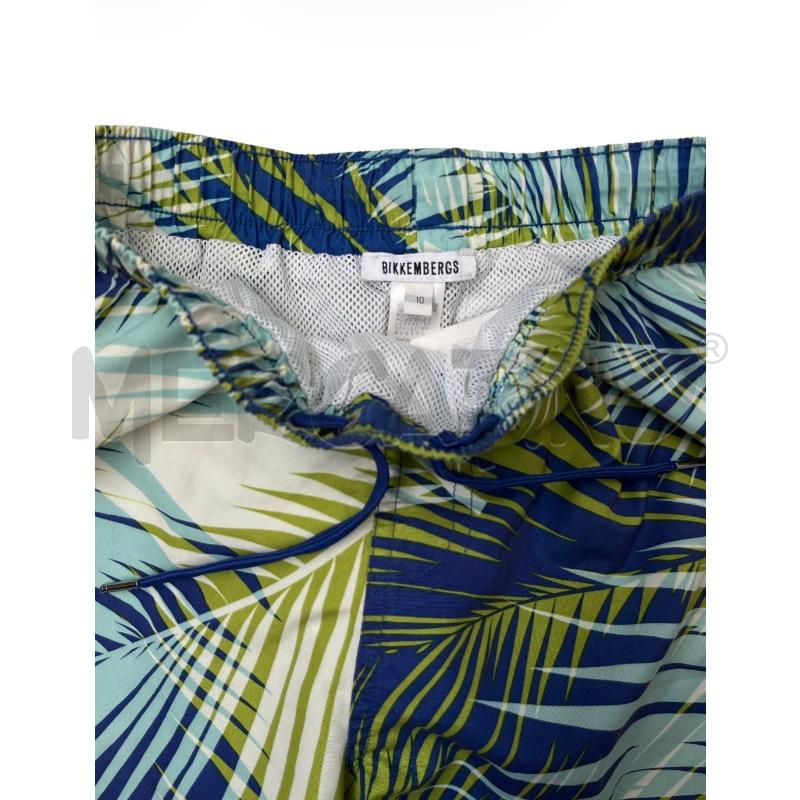COSTUME J BIKKEMBERGS JUNGLE VERDE BLU | Mercatino dell'Usato Rivoli 3