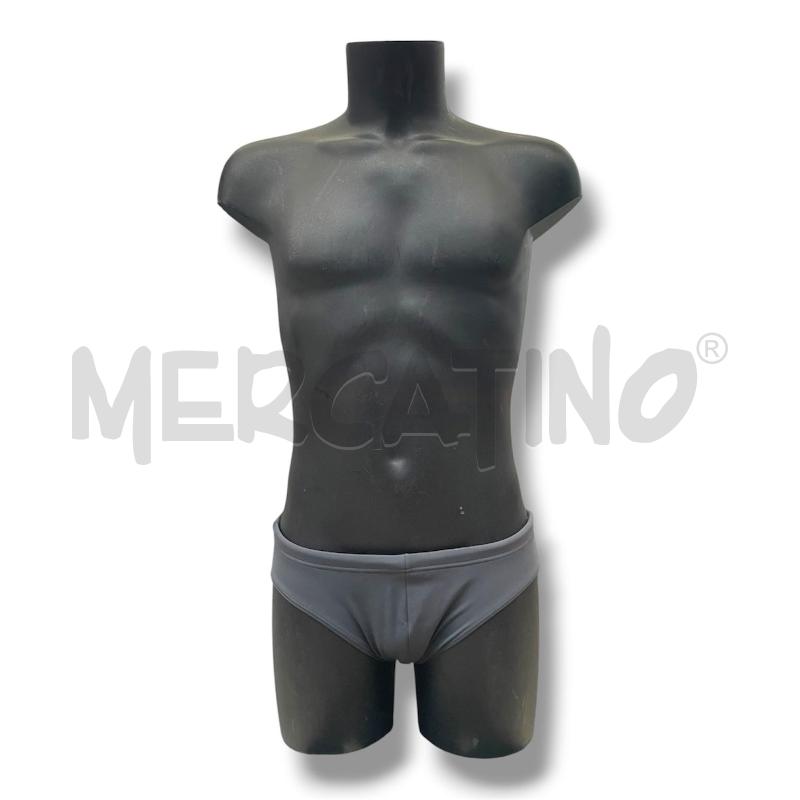 COSTUME UOMO ARMANI SLIP GRIGIO ANTRACITE LOGO RETRO | Mercatino dell'Usato Rivoli 1