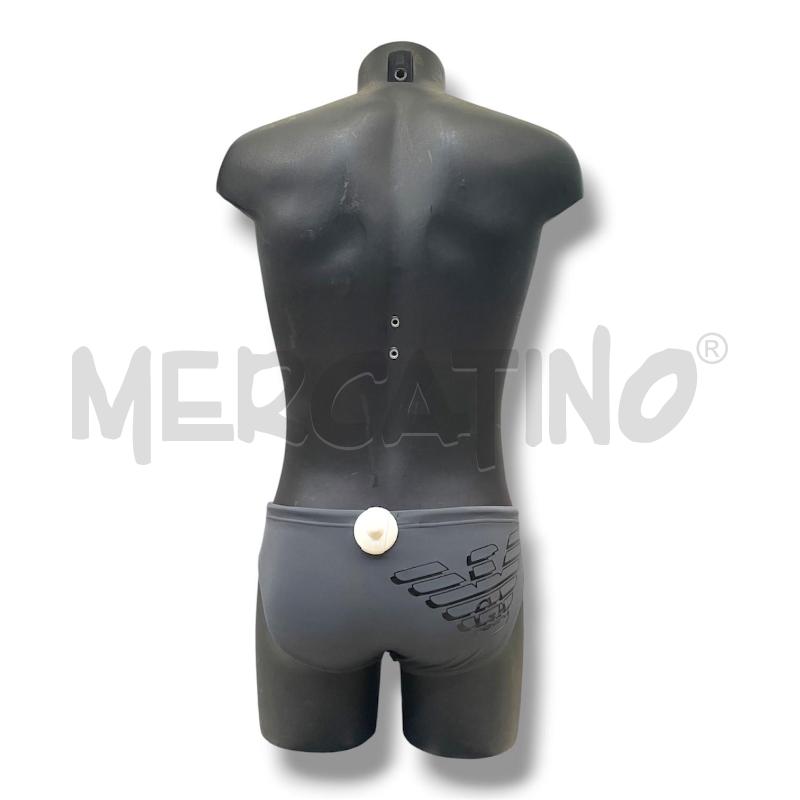 COSTUME UOMO ARMANI SLIP GRIGIO ANTRACITE LOGO RETRO | Mercatino dell'Usato Rivoli 2