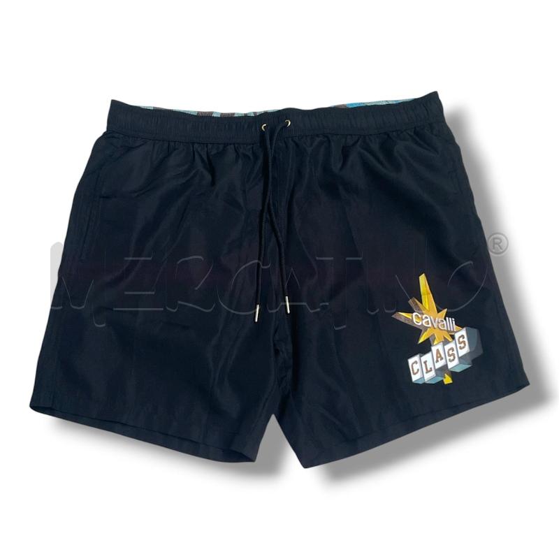 COSTUME UOMO CAVALLI CLASS NERO LOGO  | Mercatino dell'Usato Rivoli 1